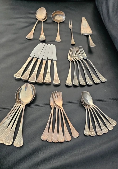 Rosenthal Wiinblad Romanze Tafelbesteck 6 Personen 35 Teile in Echtsilber 925