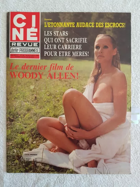 Cine Revue N°44 1980 Ursula Andress Roger Pierre Sylvia Kristel Sterling Hayden