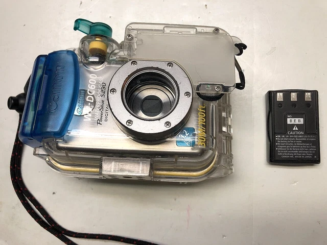 Canon WP-DC600 Underwater Housing for Canon Power Shot S200 and S230 camera incl