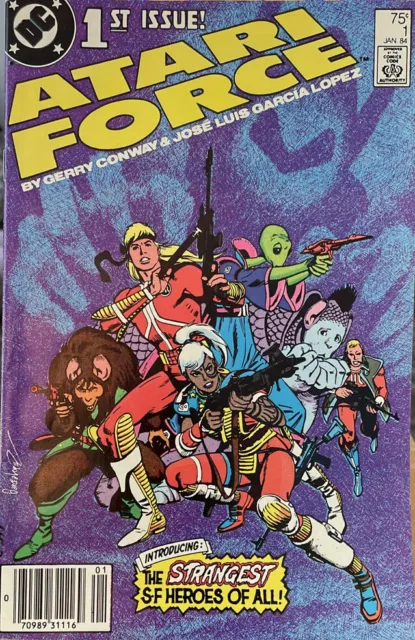 ATARI FORCE#1 DC Comic Book January 1984 Unread Condition (box33)