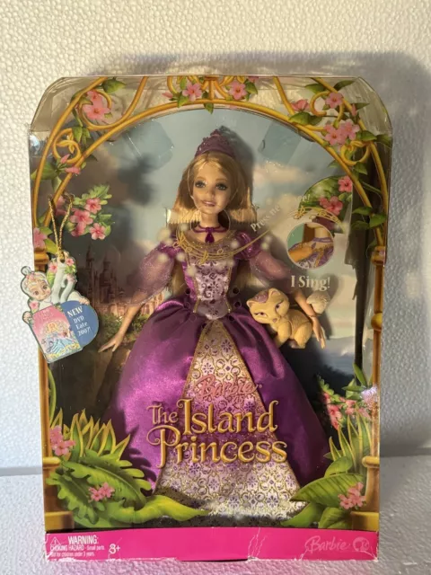 Barbie as The Island Princess Luciana Doll with Cat 2007 Mattel K8105