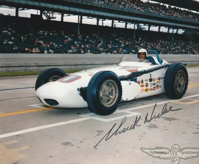 Chuck Hulse - Orig Signed Photo:  Deceased Indy 500-Driver - Rare Item