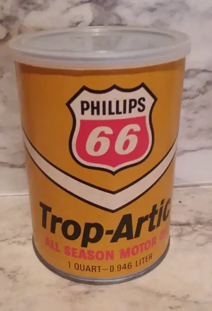 Vntg 1973 Phillips 66 Trop-Artic Oil Can Hawaii/Alaska 2 Sided PUZZLE - Complete