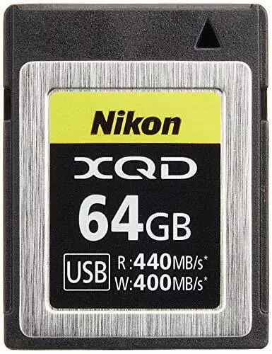 Nikon MC-XQ64G Xqd Tarjeta de Memoria 64GB para Z7 Z6 D850 D500 Nuevo De Japón