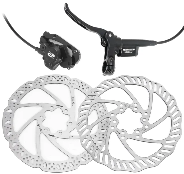 Tektro Auriga Comp MTB Bike Bicycle Hydraulic Disc Brake Right Rear w FREE Rotor