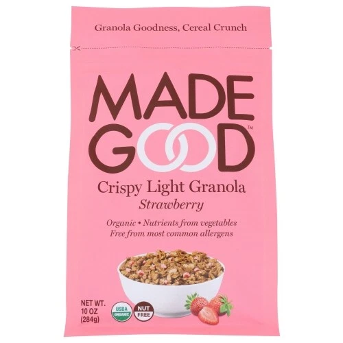 Granola Strwbry Luce Custodia Di 8 X 296ml Da Madegood