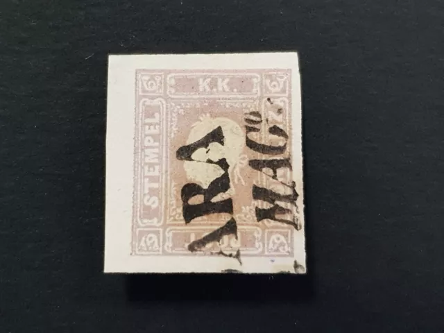 Briefmarken Österreich Zeitungsmarke 17a, gestempelt, geprüft