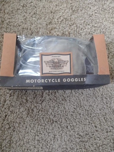 Vintage Harley Davidson Motorcycle Goggles