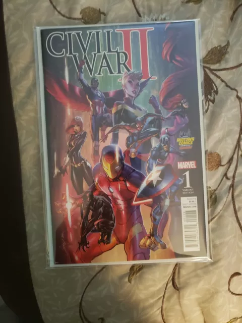 Civil War 2 #1 J Scott Campbell Variant Marvel Comics VF-NM 