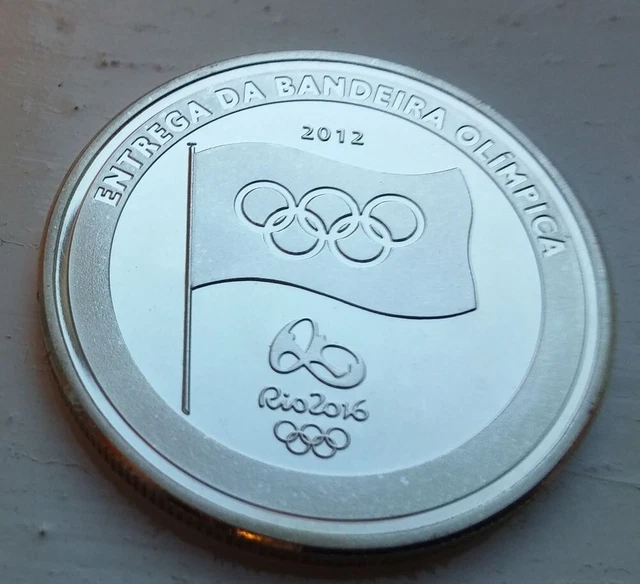 Rio London Silver Coin Olympic Games 2012 Jesus Christ Great Britain Retro Samba 2