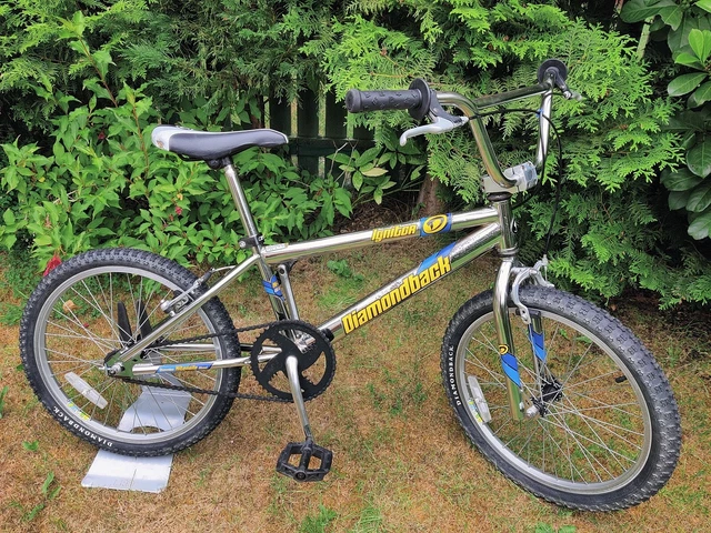 *1997* DIAMONDBACK IGNITOR USA 100% Chrome Old School BMX Bike Mid PRO ...