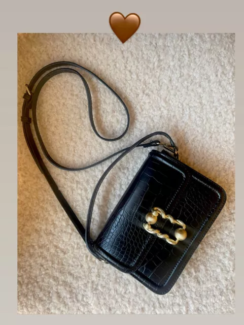 Zara animal print crossbody belt bag 2025