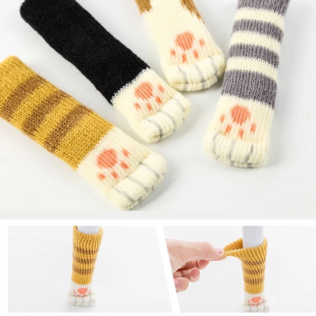 cartoon président des chaussettes le tricot protection des pattes de chat