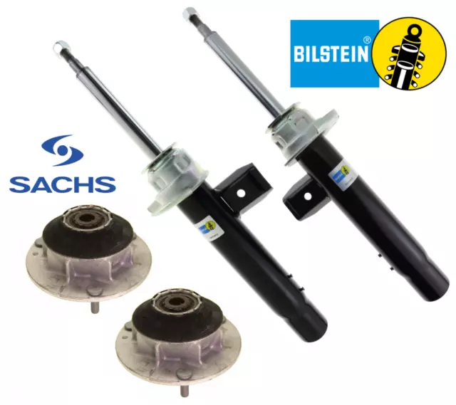 Front Shock Strut Assembly & Strut Mount Set Lt & Rt 4pcs OEM for BMW E90 E91 xi