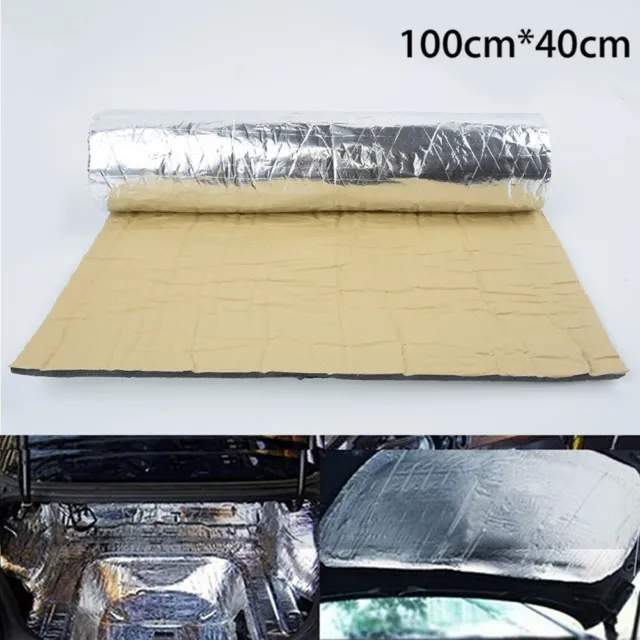 50 x 200 cm x 6 mm voiture isolation phonique thermique imperméabilisant  tapis anti-poussière étanche voiture tapis d'amortissement sonore