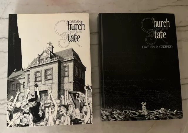 Church And State Volume I and II by Dave Sim Never Opened To Read Mint Condition