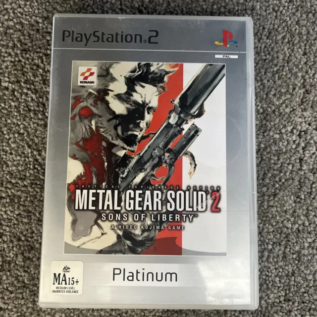 PS2 Metal Gear Solid 2: Sons of Liberty PlayStation 2 with Manual *FREE POSTAGE*