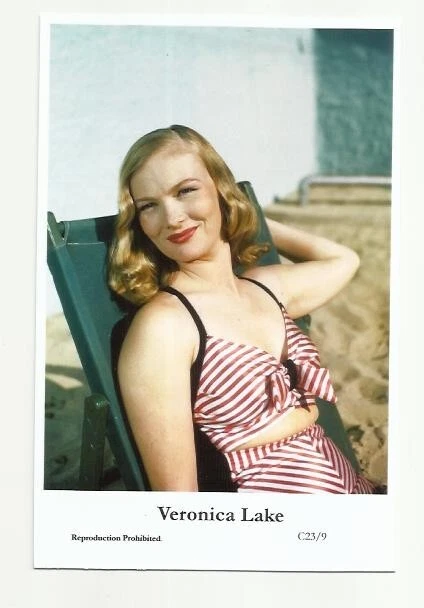 (Bx14) Veronica Lake Swiftsure Photo Postcard (C23/9) Filmstar Pin Up Glamor