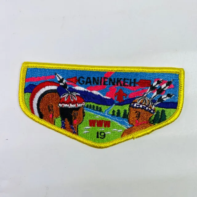 Ganienkeh Lodge 19 Order Of The Arrow OA Boy Scout BSA Flap