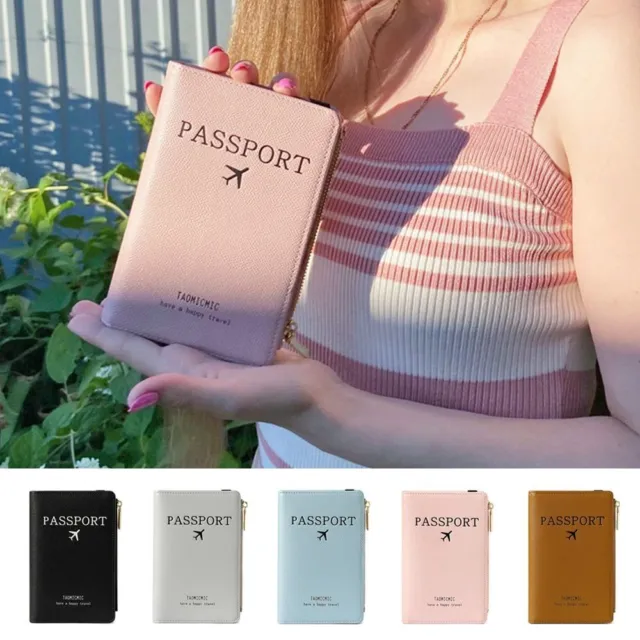 Travel ID Credit Card Bag RFID Passport Cover Passport Holder Wallet Purse