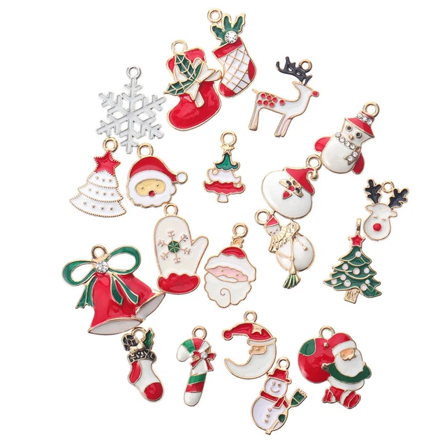 50 Stück Schöne Dekorationen Schmuck Accessoires Weihnachten Thema Anhänger