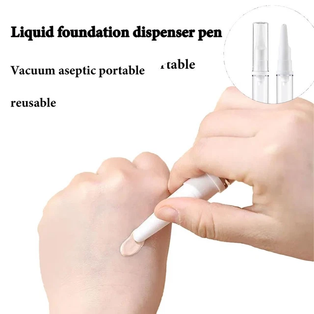 5Pcs 5ml/10ml/15ml Lotion Spray Bottles Airless Pump Bottle  Cosmetics Portable