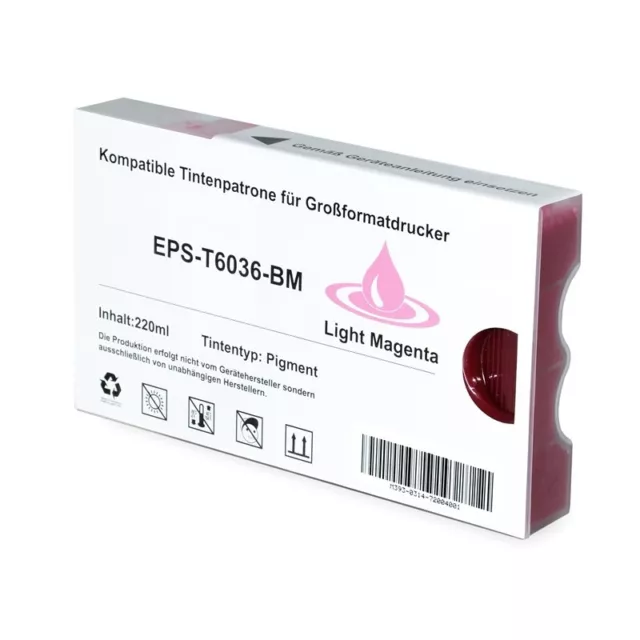 CARTUCCIA EPSON T6036 LIGHT MAGENTA VIVID COMPATIBILE PER EPSON Pro 7880,9880 C1