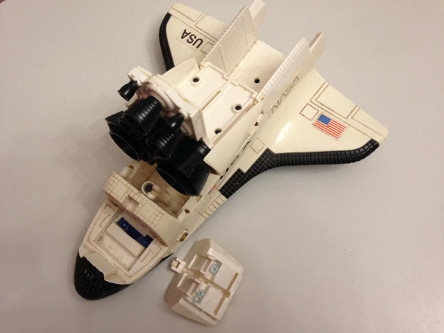 Fusée Spatiale Matchbox – NASA Mega-Rig – 1997 – Mattel – Jouet Vintage