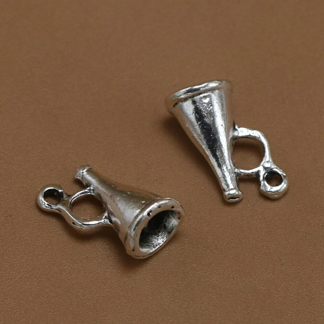 50 Stück Legierung Lautsprecher Anhänger DIY Charms Schmuckherstellung Zubehör