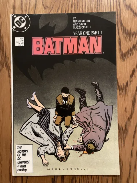 Batman #404 (DC 1987) Year One Part 1, 1st App Modern Catwoman! Frank Miller NM