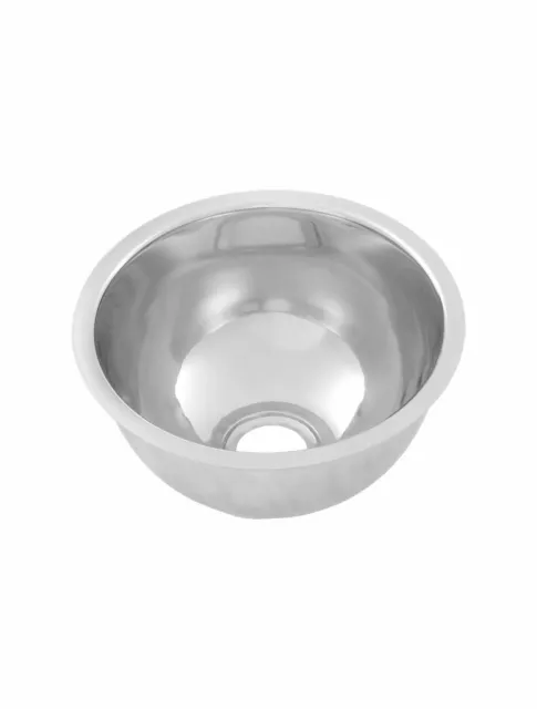 Round Pressed Stainless Steel Sink Bowl 300/385/445mm Inner Diameter