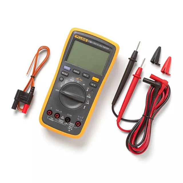 Fluke 17B+ Capacity Digital Multimeter Auto Range AC DC voltage current Ohm