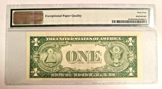 1935-E $1 Silver Certificate Fr#1614 (GI Block) PMG 64 EPQ Serial G39606819 I 2