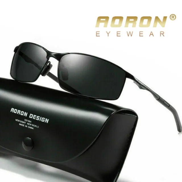 Mens Polarized Polarised Sunglasses UV400 Pilot Sport Glasses Driving Eyewear UK