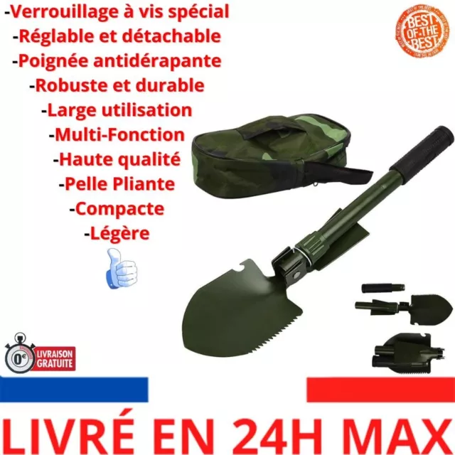 XiXiRan Pelle Militaire Pliante Universelle Camping Randonnée Jardin Neige Haute