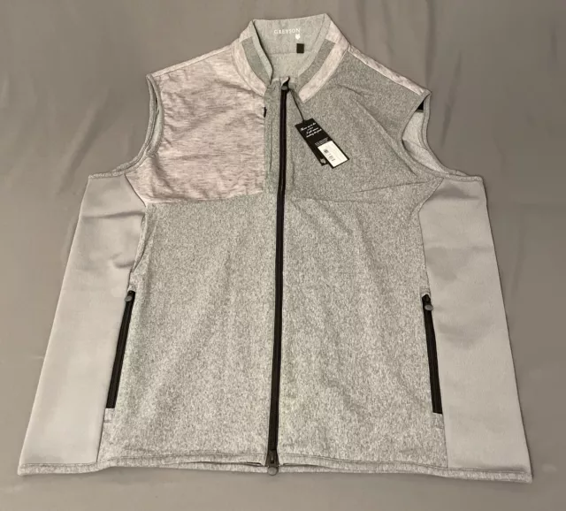 Greyson Golf Vest Comanche Hybrid XXL Light Gray NWT MSRP $185