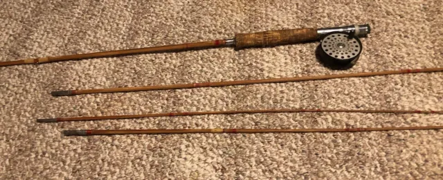 Vintage Bamboo Fishing Rod FOR SALE! - PicClick
