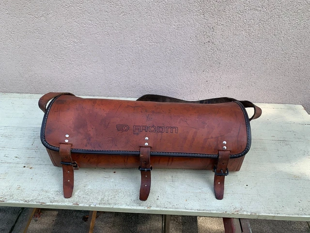 Sacoche Porte-documents En Cuir Vintage Lee Des Années 70 - Style Bohème Homme - Parfait état