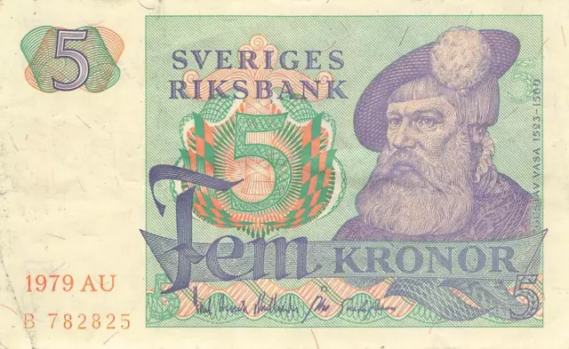 Schweden Sweden 5 Kronor 1979 gebraucht