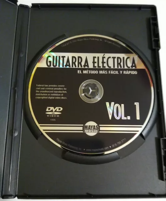 Guitarra eléctrica Vol. 1. DVD de música maya principiante método fácil y rápido 3