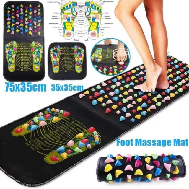 de la réflexologie Tapis de pierre de marche Masseur de pied Coussin de massage