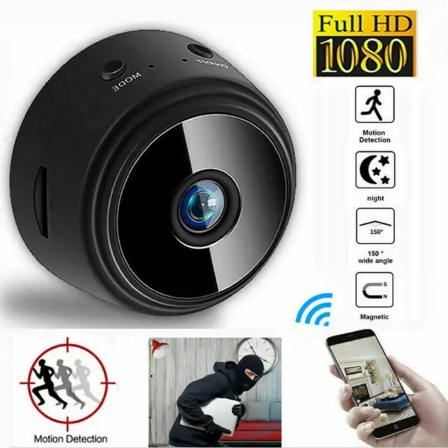 Baby Monitor Antifurto Microcamera Telecamera Spia Ip Wifi Hd Micro Mini