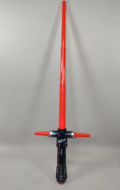 Star Wars Kylo Ren Disney Hasbro 2015 Lightsaber Lights & Sounds Motion