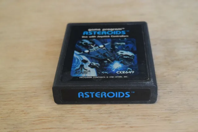 Asteroids By Atari 2600 Game. Cx2649. 1981. Tested And Working.