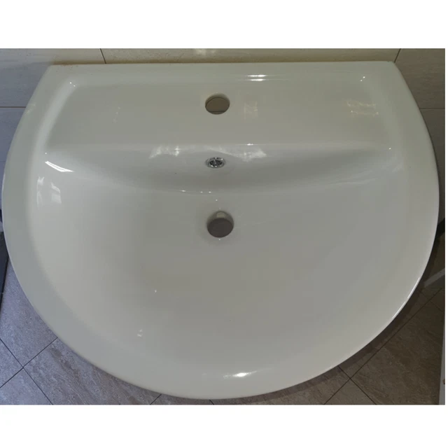 LAVABO LAVANDINO BIANCO MOOD CERANIC BERLIN cm 55 colonna bagno lava mani