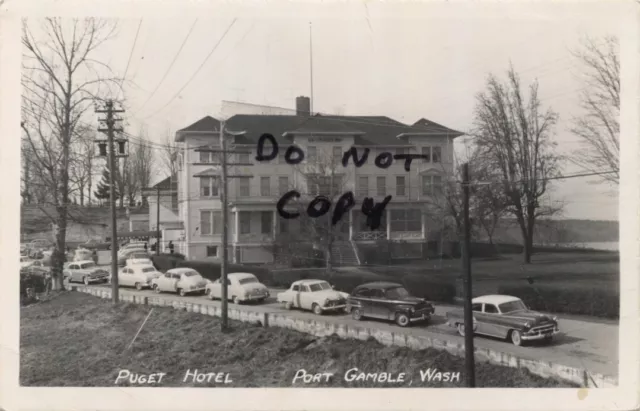 RP Port Gamble Washington Puget Hotel Cars WN