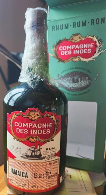 Rhum New Yarmouth Compagnie des Indes 13 ans 55°