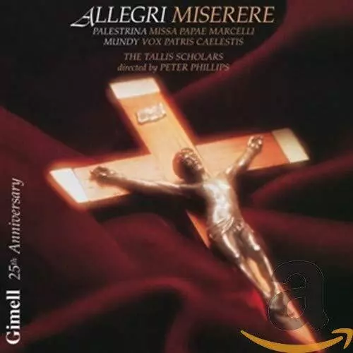 Allegri: Miserere, The Tallis Scholars, Audio CD, New, FREE & FAST Delivery
