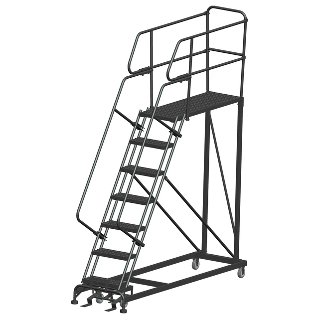 Ballymore Rolling Work Platform Overall Height 106 in Steps 7 Cap 800 lb