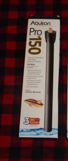 Calentador de pecera ajustable para acuario Aqueon Pro 150